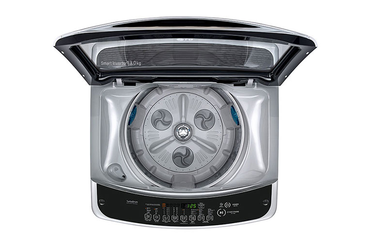 LG 13kg Silver Top Load Washing Machine, T1366NEFTF, thumbnail 3