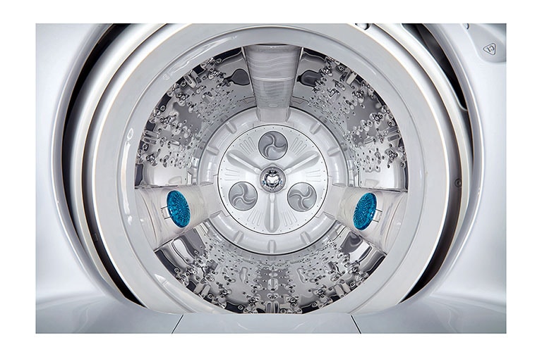 LG 13kg Silver Top Load Washing Machine, T1366NEFTF, thumbnail 4