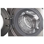 LG 8kg Silver Front Loader Washing Machine, FH4U2TYP2S, thumbnail 4