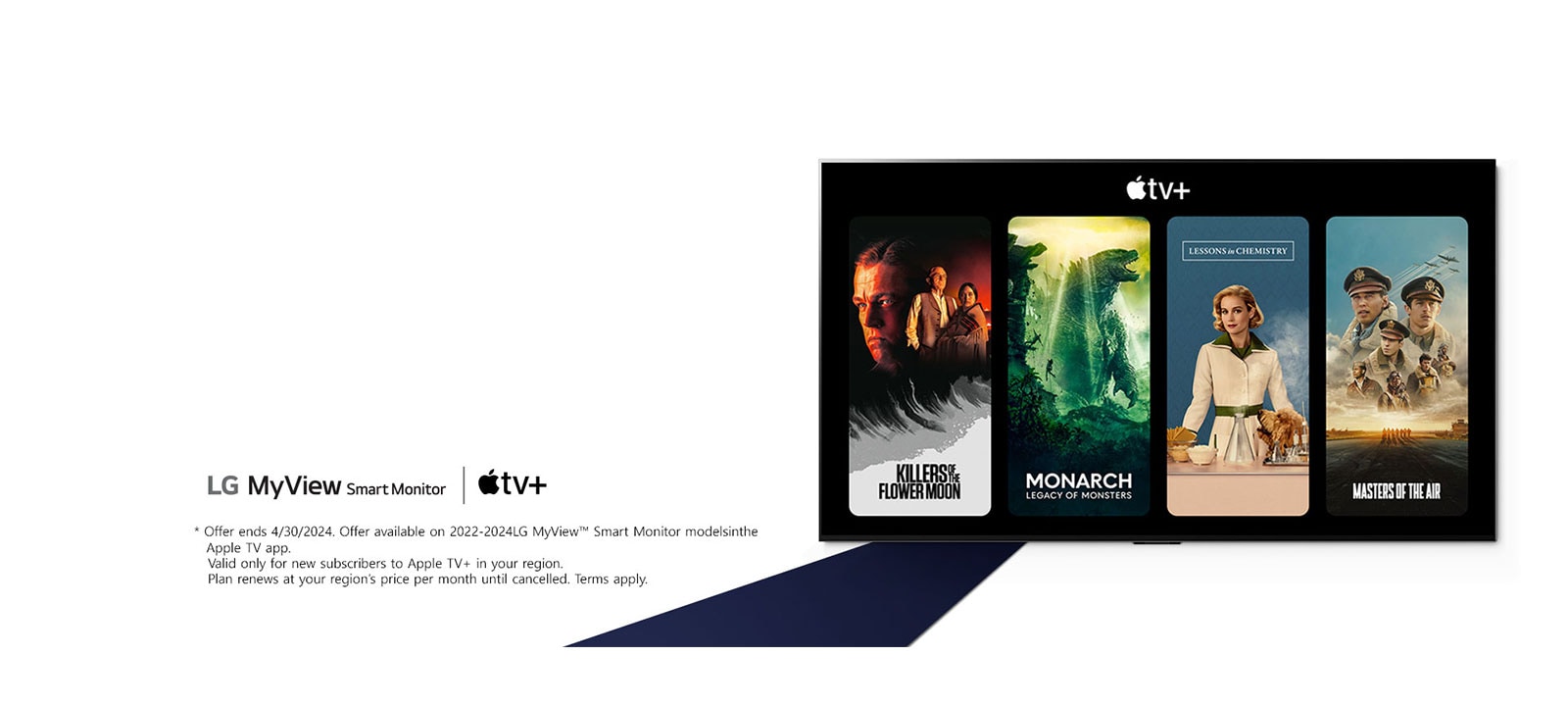 Get 3 months free <br>of Apple TV+