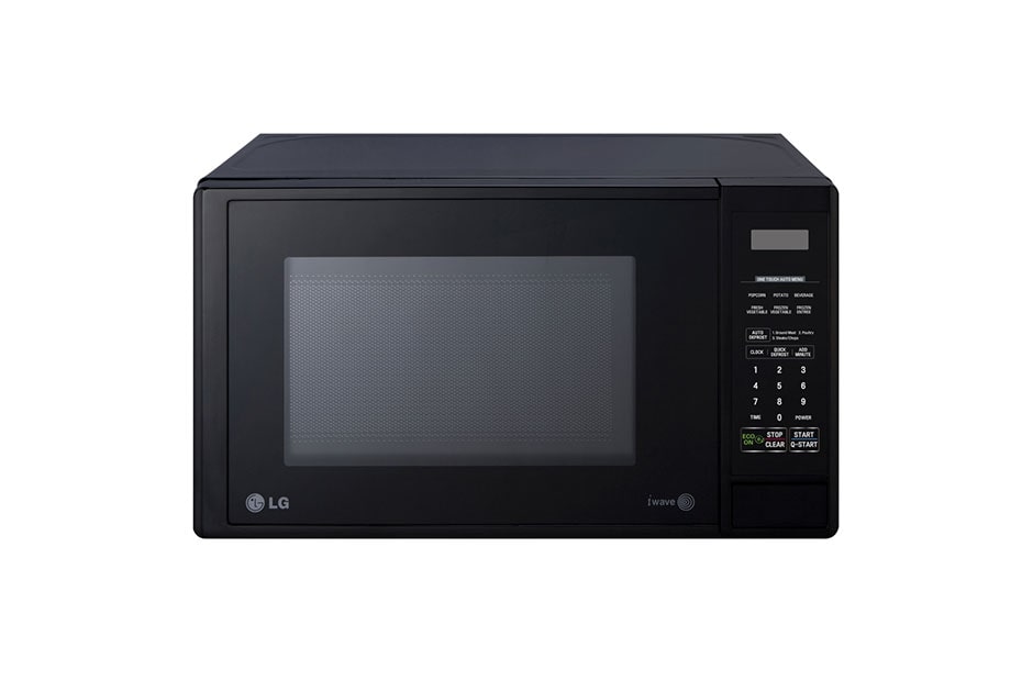 LG Microwave Oven, 20litres, Black, LED Display & Lighting, Push Release Door, Auto Defrost & Cook, MS2044DMB