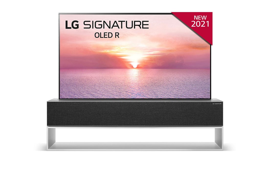 LG SIGNATURE OLED TV 65'' Serie R1 - OLED Rollable Design, front image, OLED65R1PVA