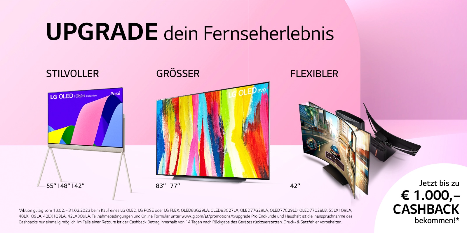 TV Upgrade Cash back