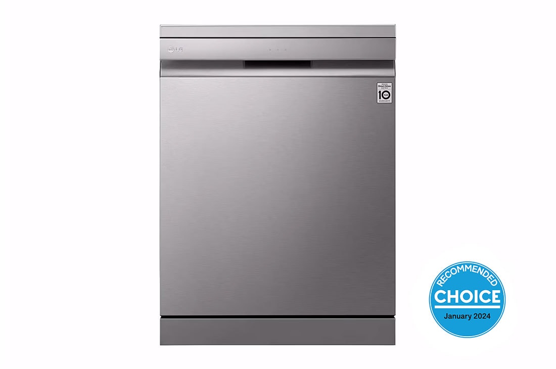 LG 15 Place QuadWash® Dishwasher with Auto Open Dry in Stainless Finish with TrueSteam™ - Free Standing, XD3A25PS, XD3A25PS