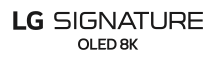 Лого на LG Signature OLED 8K 