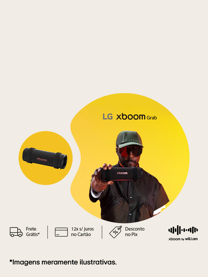 LG Xboom assinado by will.i.am