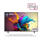 LG Smart TV 4K LG QNED MiniLED QNED90 de 75 polegadas 75QNED90, 75QNED90TSA