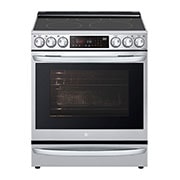 LG 6.3 cu ft. Smart Wi-Fi Enabled ProBake Convection® InstaView™ Electric Slide-in Range with Air Sous Vide and Air Fry, LSEL6337F