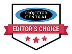  Projector Central Editor's Choice Award logo
