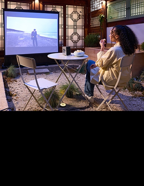 Image représentant une personne et des appareils électroménagers LG