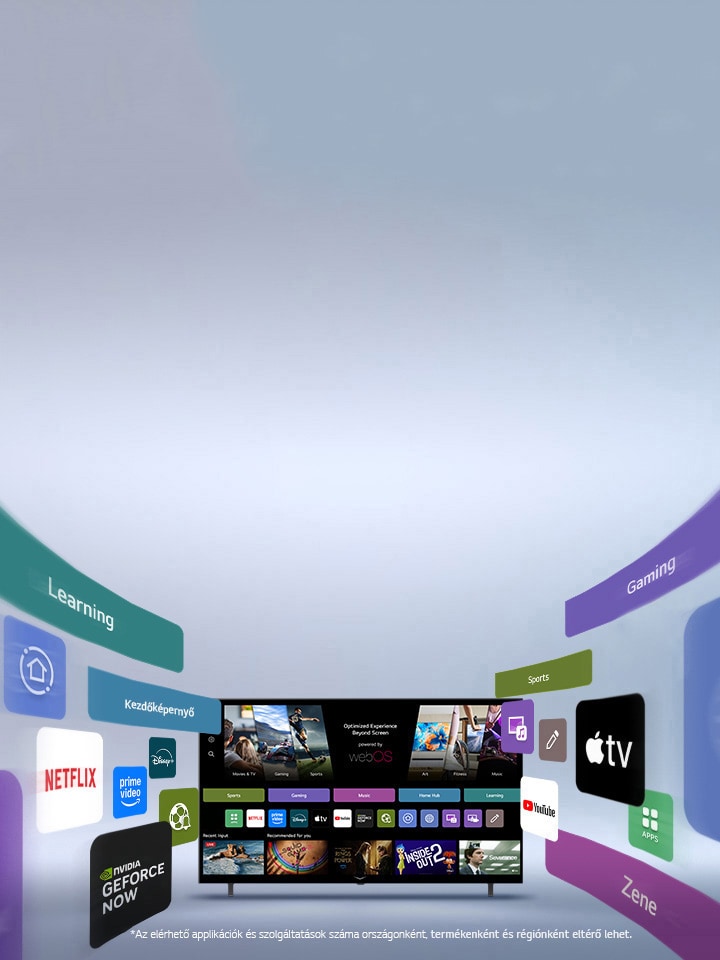 Élvezze a webOS operációs rendszer adta végtelen lehetőséget!