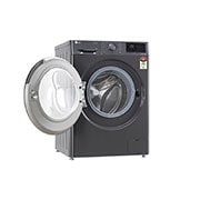 LG 8Kg Front Load Washing Machine, AI Direct Drive™ , Steam, Middle Black, FHV1408Z2M