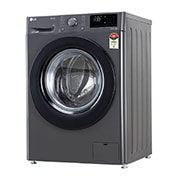 LG 8Kg Front Load Washing Machine, AI Direct Drive™ , Steam, Middle Black, FHV1408Z2M
