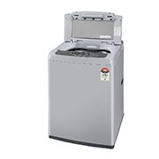 LG 6.5Kg Top Load Washing Machine, Smart Inverter Motor, Middle Free Silver , T65SKSF4Z