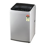LG 8Kg Top Load Washing Machine, Smart Inverter Motor, Middle Free Silver, T80SPSF2Z