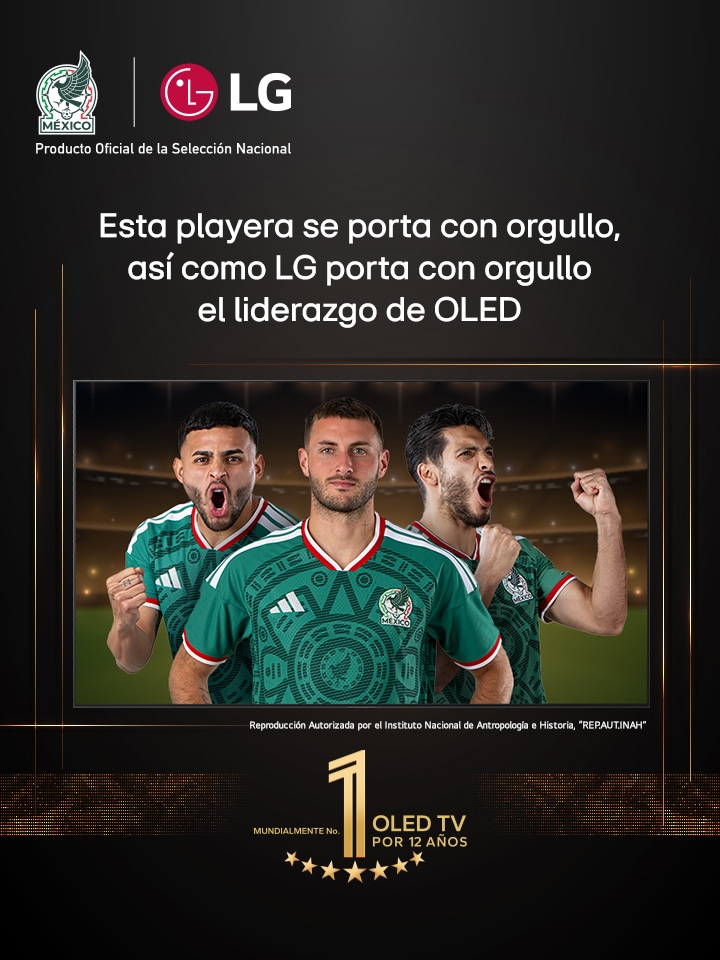 Una perspectiva desde arriba de un hombre y una mujer viendo un concierto en una OLED TV grande en un apartamento moderno. El emblema de “La OLED TV número 1 del mundo durante 11 años” está en la imagen. Un descargo de responsabilidad indica: “Fuente: Omdia. Envíos en unidades, 2013 a 2023. Los resultados no constituyen un apoyo a LG Electronics. La confianza que se deposite en estos resultados corre por cuenta y riesgo de terceros. Visita https://www.omdia.com/ para obtener más información”.