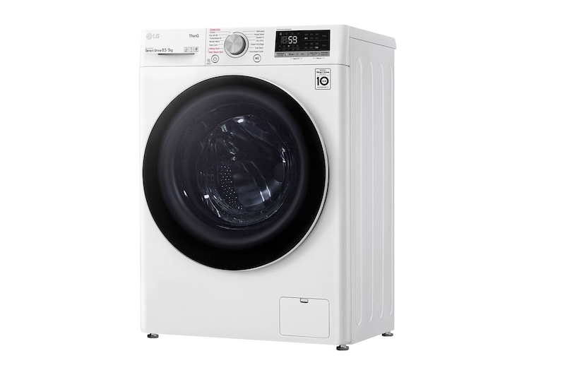 LG 8.5/5kg Front Load Washer with AI Direct Drive™ and Steam™, FV1285D4W