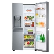 LG Refrigeradora Side by Side 616L con Múltiple Flujo de aire y Door Cooling, LS66SPG
