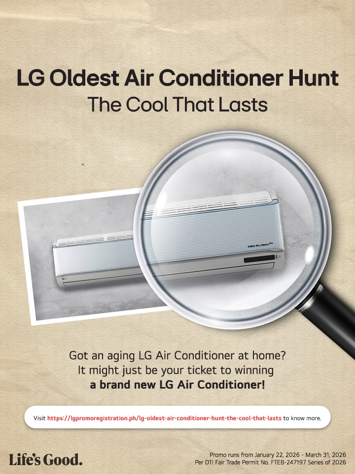 Own the oldest LG AirCon? Win a new one!