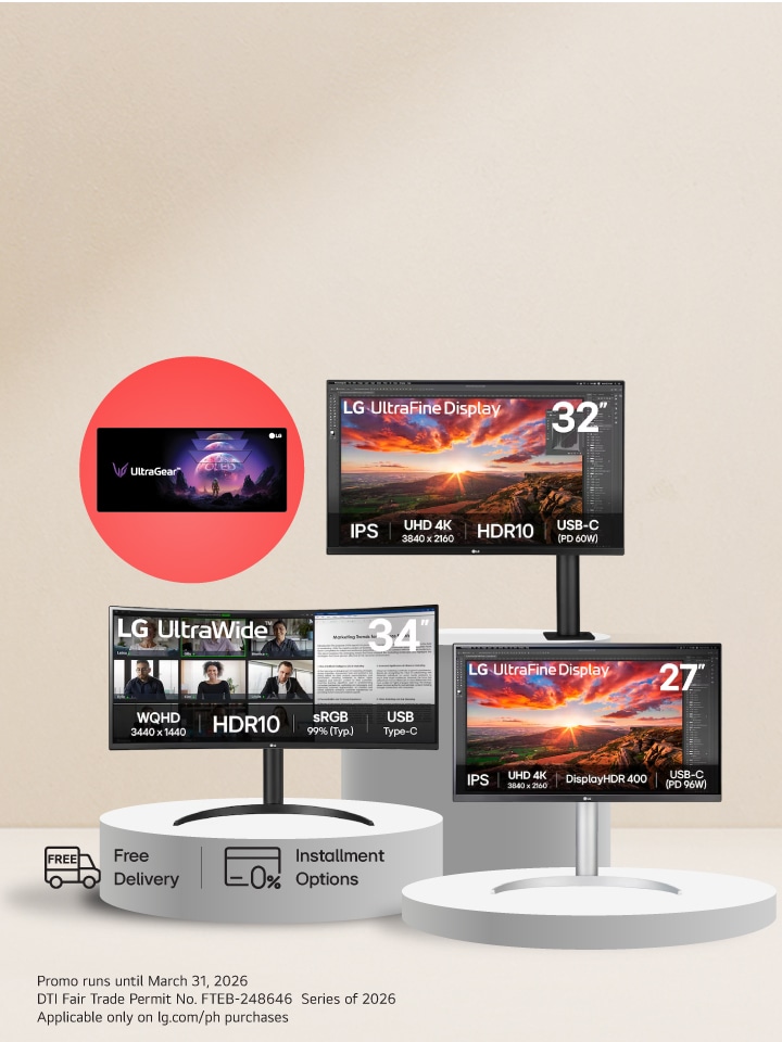 FREE Gaming Pad on All LG Monitors!