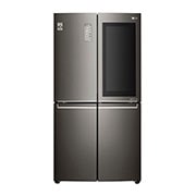 LG Gardırop Tipi Buzdolabı | InstaView No Frost Buzdolabı | 877 Litre Kapasite | E Enerji Sınıfı | Metalik Gri Renk, GR-Q31FMKHL