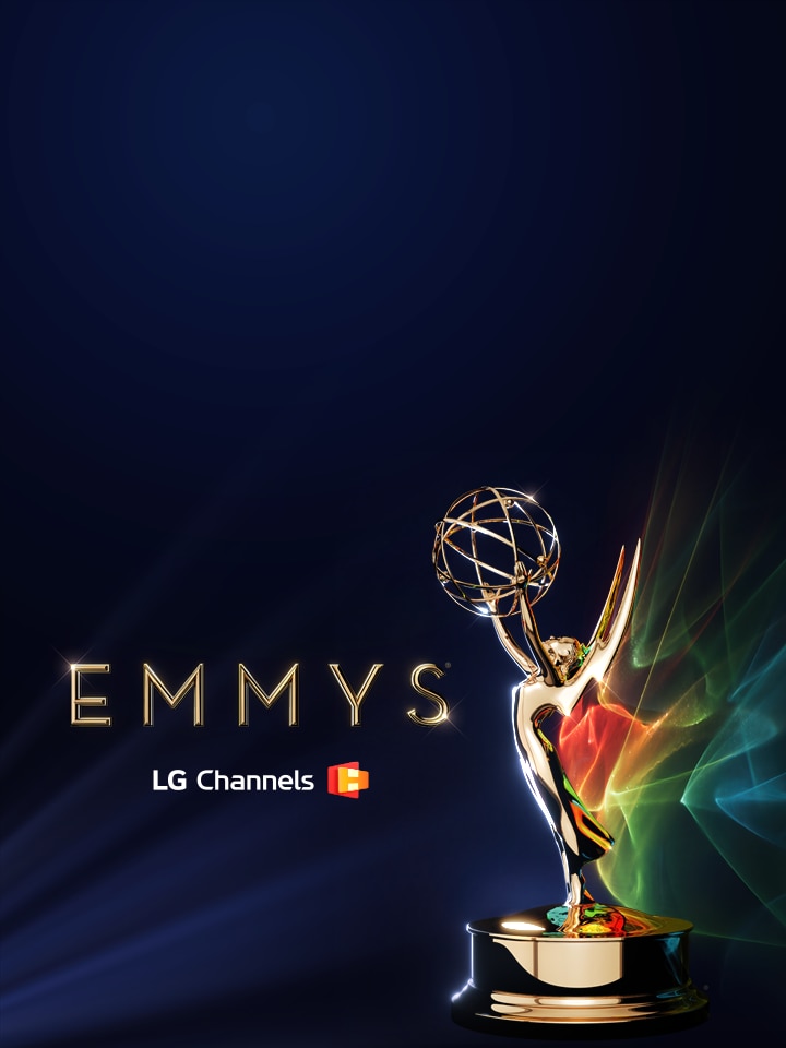 emmys logo and lg logo where you can stream the award on lg tvs for free