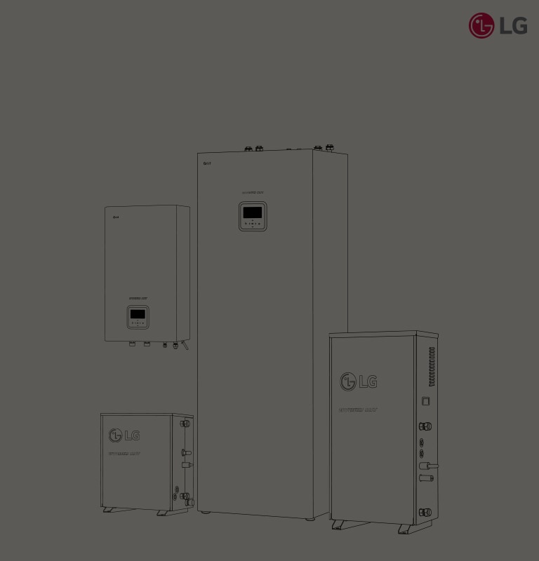 The side view of LG Hydro kit product is expressed in line drawing.	