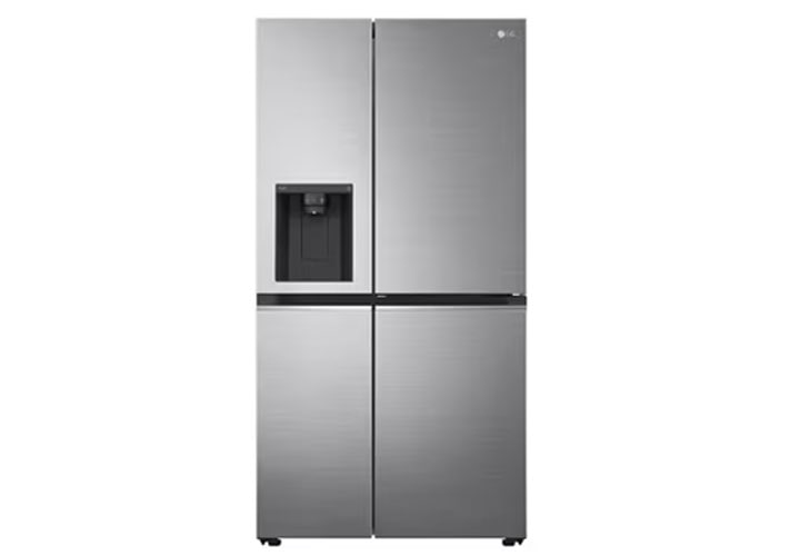 LG Door-in-Door™ GSJV91PZAE American style Fridge Freezer, 635L, Shiny Steel -E