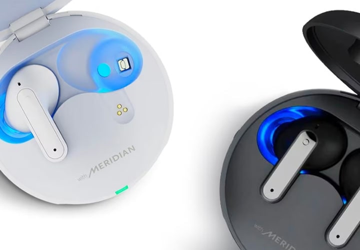 LG TONE Free wireless earbuds with UVnano