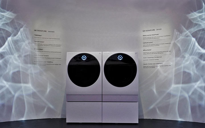 IFA 2018: LG SIGNATURE announces new bottom mounted freezer, dryer and wine cellar