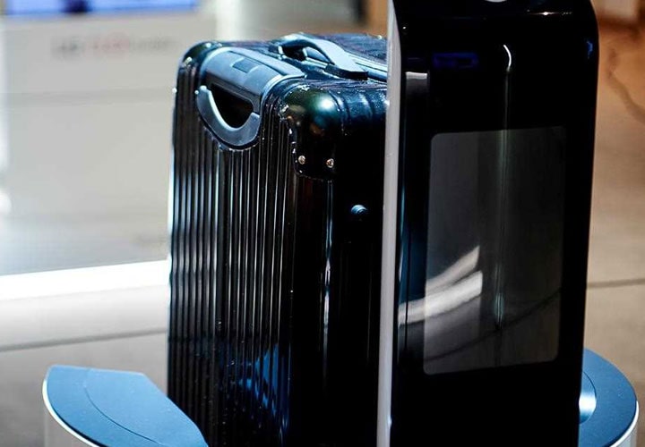 IFA 2018: A close-up of the CLOi PorterBot, on show at LG's AI-focused exhibition