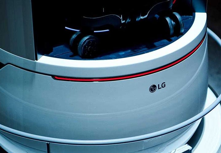 IFA 2018: A close-up of CLOi CleanBot, on show at LG's AI-focused exhibition