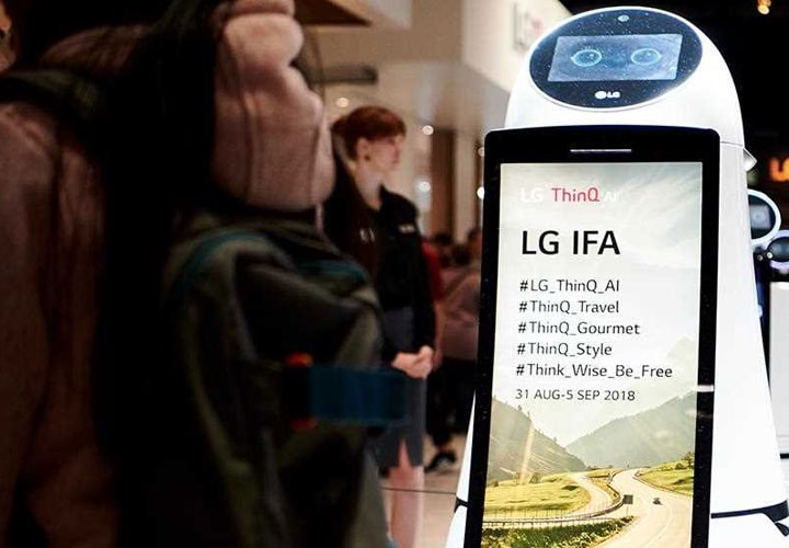 IFA 2018: CLOi GuideBot, on show at LG's AI-focused exhibition