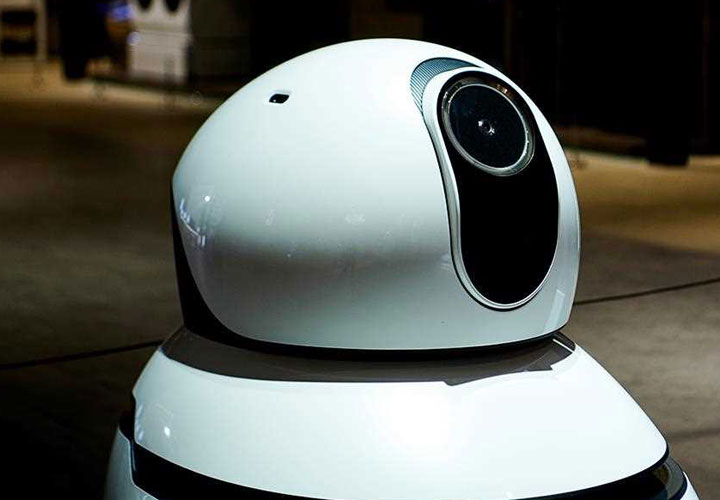 IFA 2018: A close-up of the CLOi CleanBot, on show at LG's AI-inspired exhibition