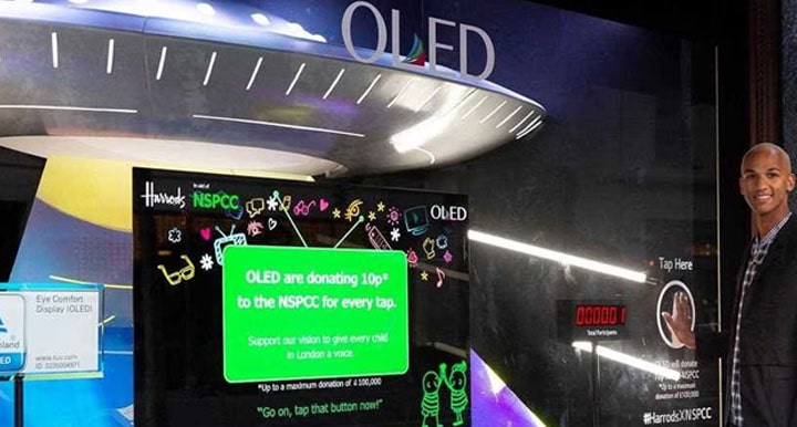 Make your signage shine with LG OLED displays