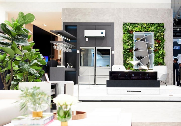 The LG ThinQ Home has been designed around the idea of redefining living spaces, and creating an area that can cater to all your needs | More at LG MAGAZINE