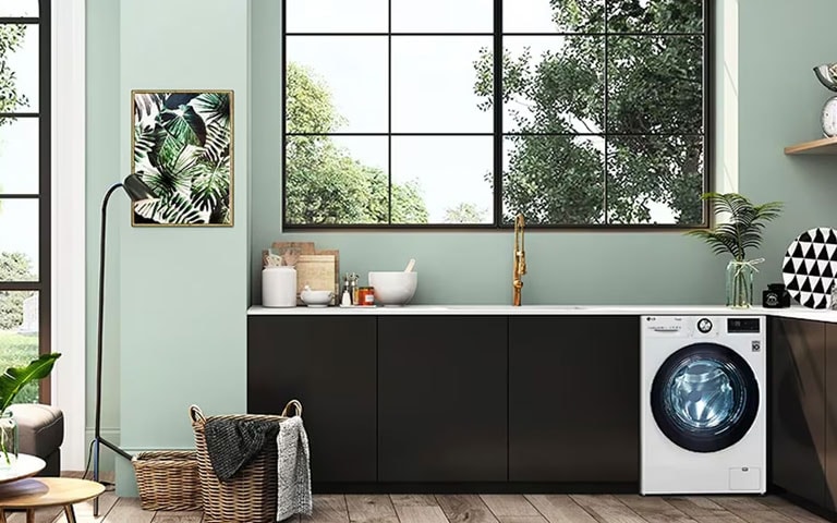 Spring cleaning at home using your smart steam washing machine