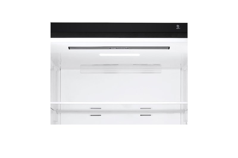 LG 500L Wide Bottom Freezer with DoorCooling⁺™ in Black Finish, GC-F569NQHM