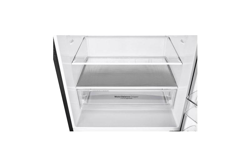 LG 500L Wide Bottom Freezer with DoorCooling⁺™ in Black Finish, GC-F569NQHM