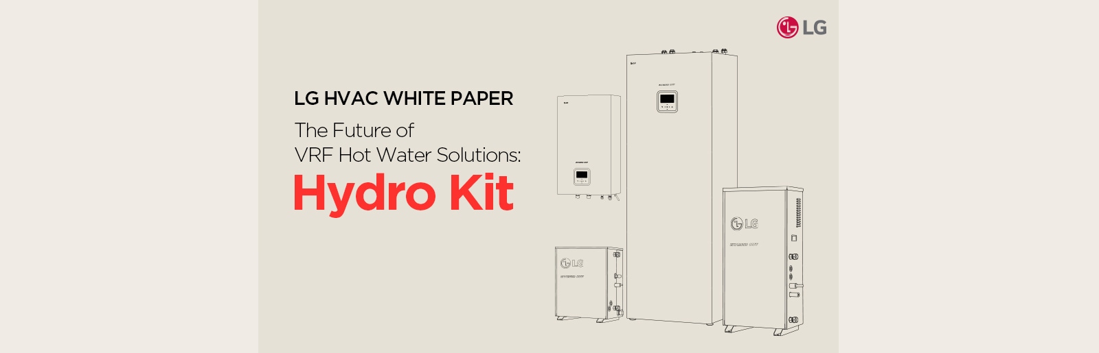 The side view of LG Hydro kit product is expressed in line drawing.