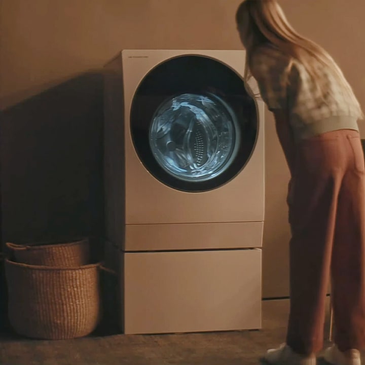 This is an image of LG SIGNATURE all-in-one Washer & Dryer.