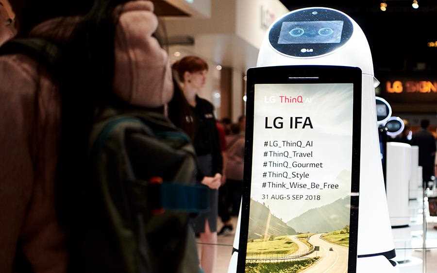 IFA 2018: CLOi GuideBot, on show at LG's AI-focused exhibition