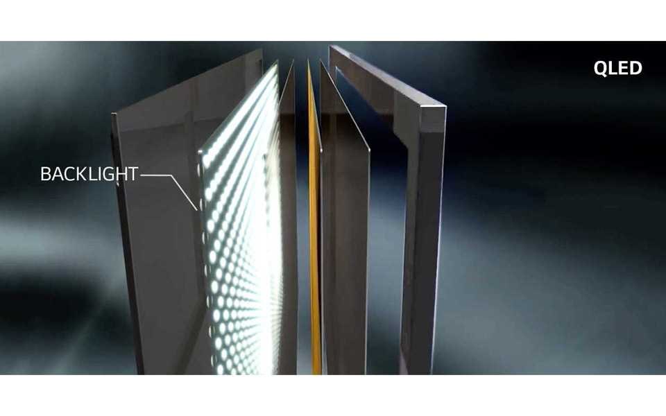 OLED TVs do not use a backlight.