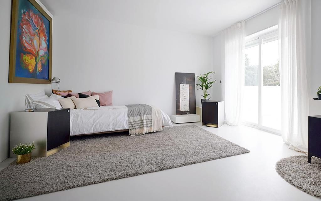 The ultimate LG smart home at InnoFest in Madrid, including a master bedroom with LG Objet furniture | More at LG MAGAZINE