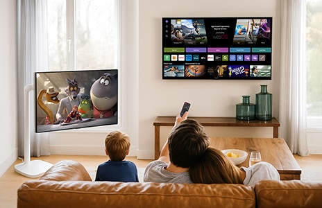 UltraGear-skärmen visar spelbilden, med siffran 32 skriven bredvid skärmen.