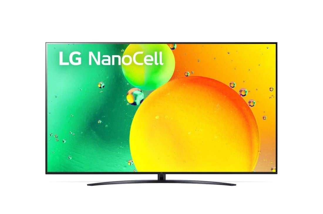 LG 86'' (217 cm) 4K HDR Smart Nano Cell TV, Prikaz prednje strane televizora LF NanoCell, 86NANO763QA