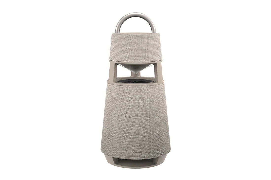 LG XBOOM 360 Omnidirectional Sound Portable Wireless Bluetooth Speaker with Mood Lighting - Beige, RP4BE