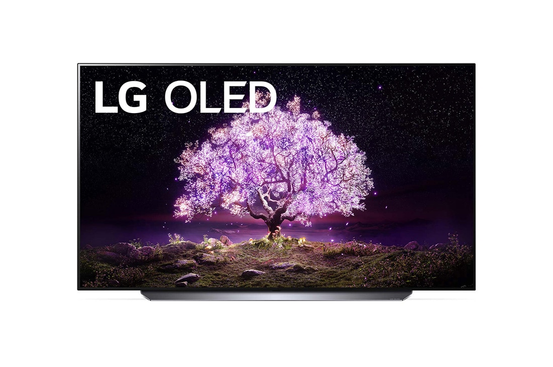 LG C1 65 tommers 4K Smart OLED TV, Visning forfra, OLED65C14LB