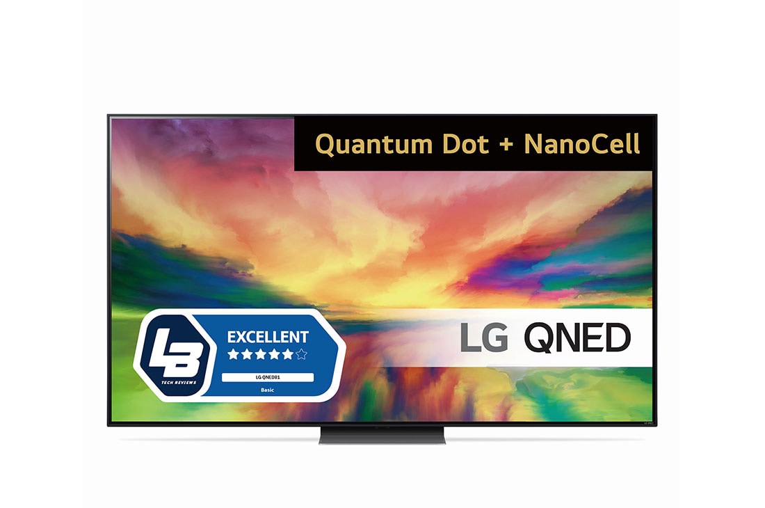 LG 65'' QNED 81 - 4K TV (2023), front view, 65QNED816RE