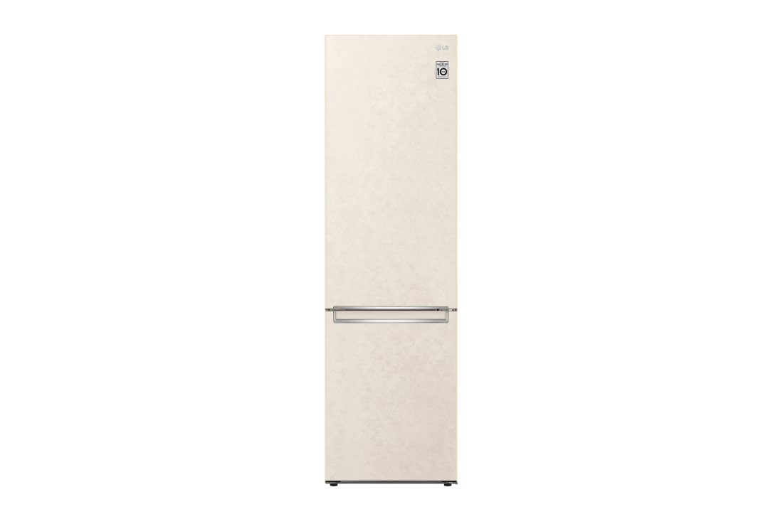 LG Холодильник LG GW-B509SEZM с технологией DoorCooling⁺ сенсорным дисплеем на 419 л | Бежевый | Total No Frost, GW-B509SEZM